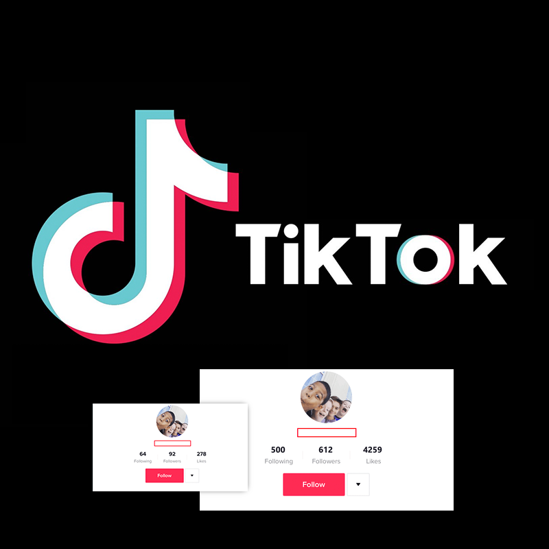 Incremento de 1000 seguidores en Tik Tok