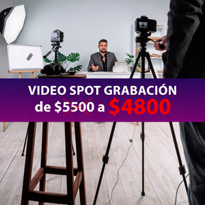 Video spot grabación básico DESCUENTO