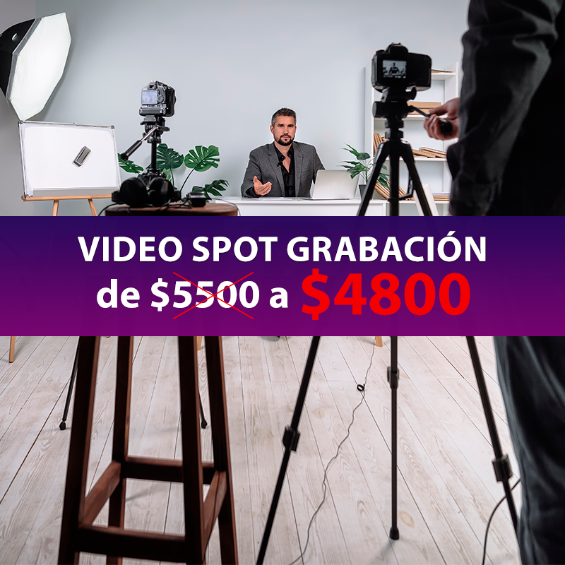Video spot grabación básico DESCUENTO